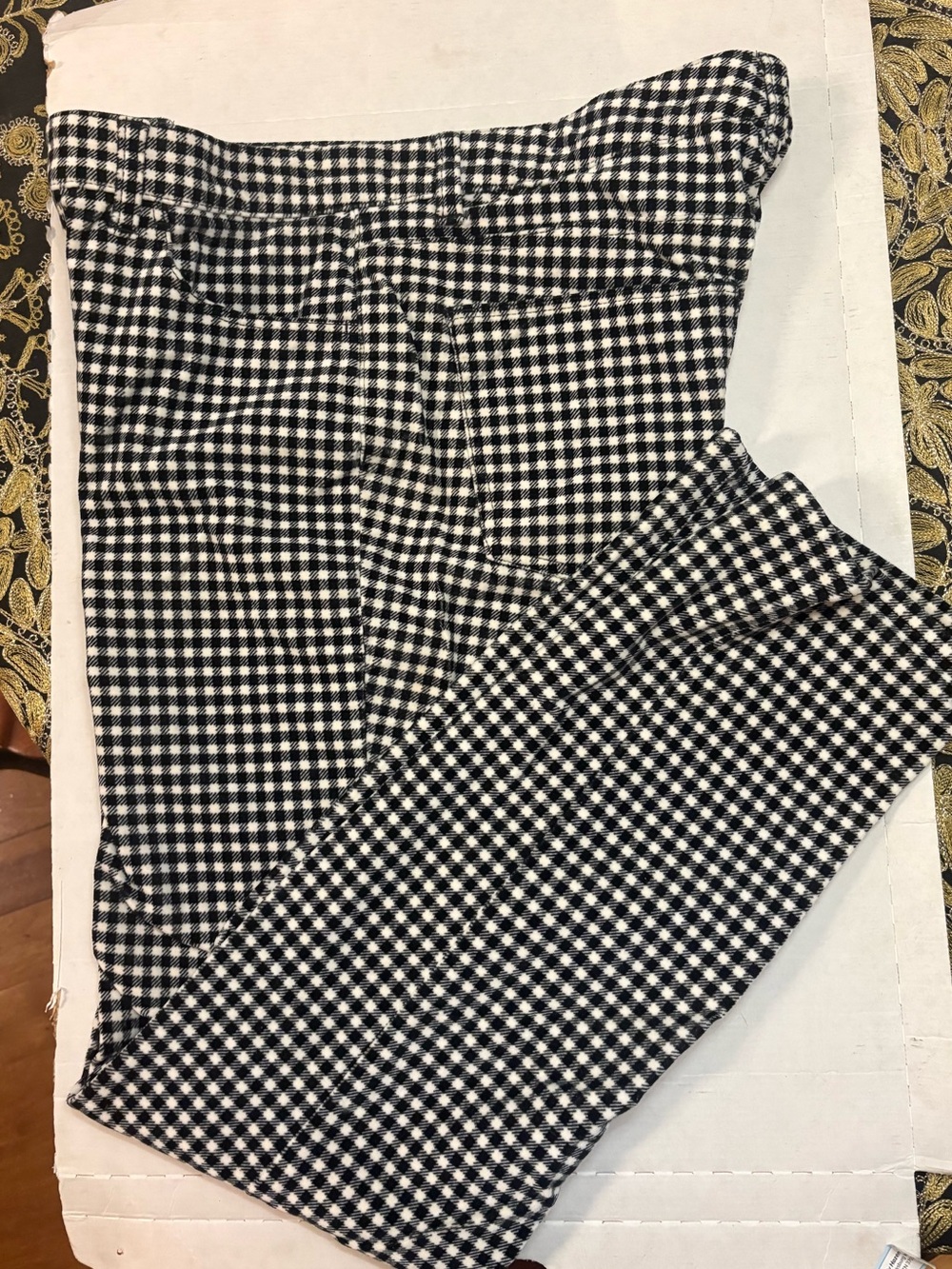 Talbots Black & White Houndstooth Pattern Women’s Pants- size 10